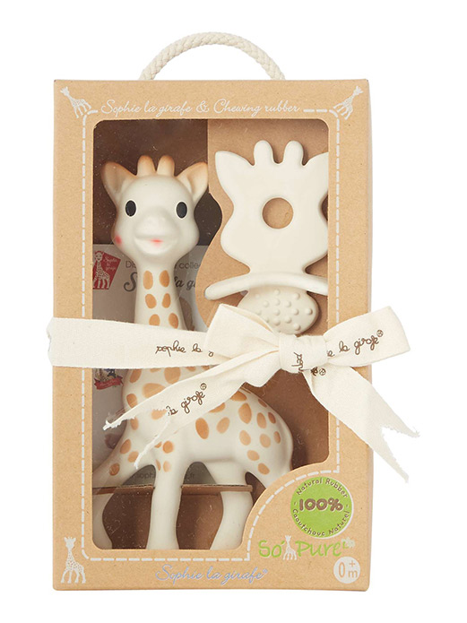 Baby giraffe teething toy
