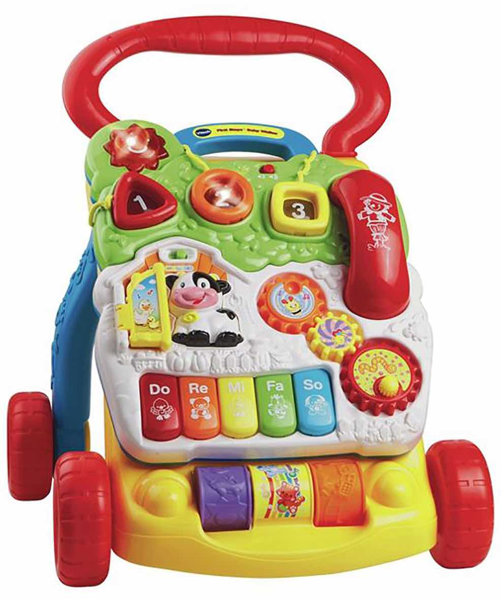 Colourful baby walker toy