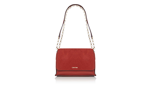 Red small Calvin Klein shoulder bag