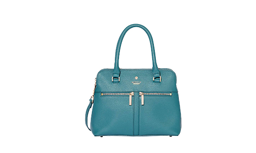 Turquoise handheld bag